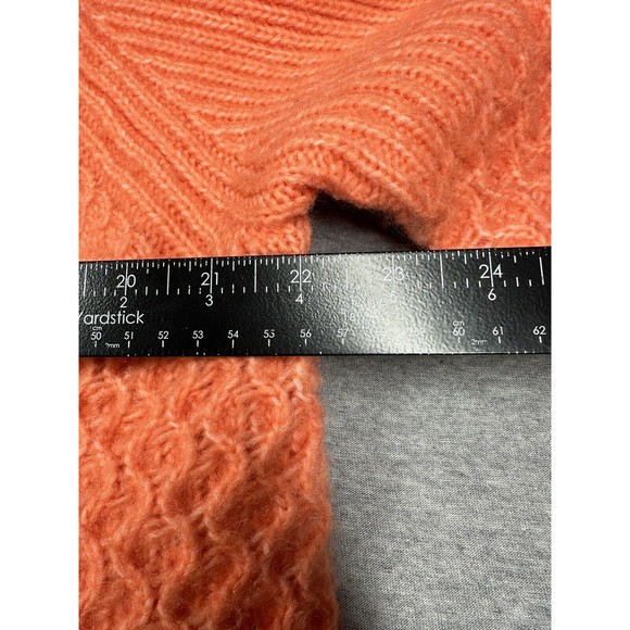 By Anthropologie Bia Mock Neck Tunic Sweater SIZE XL Long Sleeve Orange - Picture 4 of 8